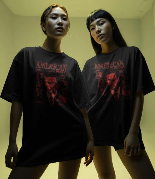 American Psycho Oversized Printed T-Shirt | THE SUB/STANCE