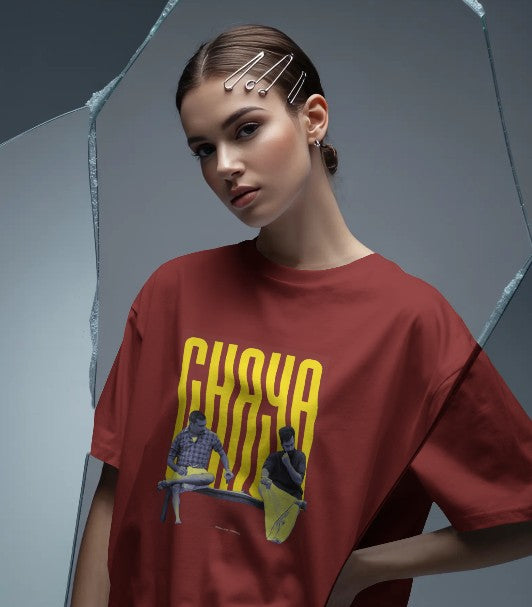 Oversized Print T-shirt - Ayyapam Koshiyum