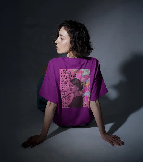 Back Printed Oversized T-shirt - Fleabag