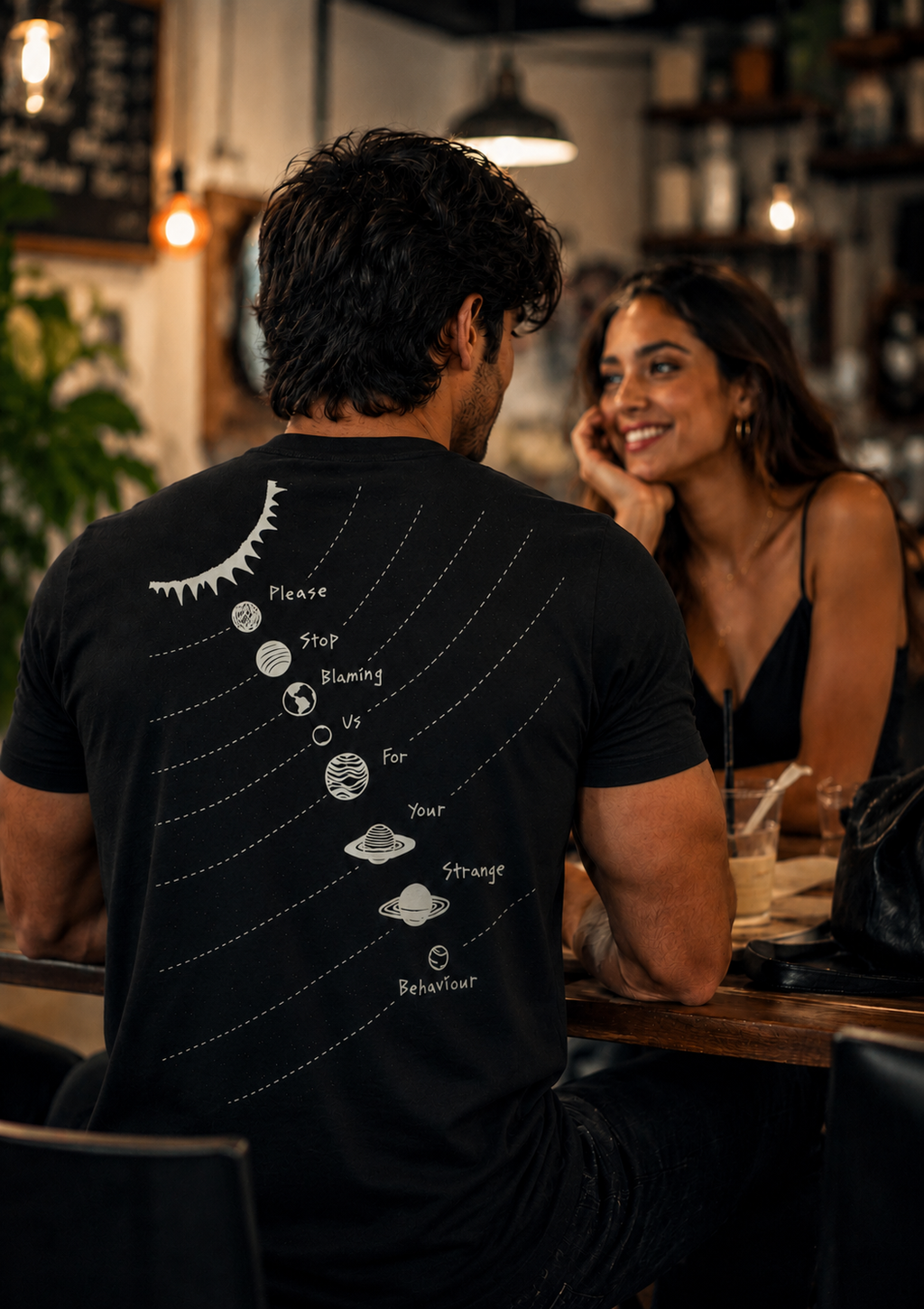 Astro Talks Oversized Back Printed T-shirt | THE SUB/STANCE
