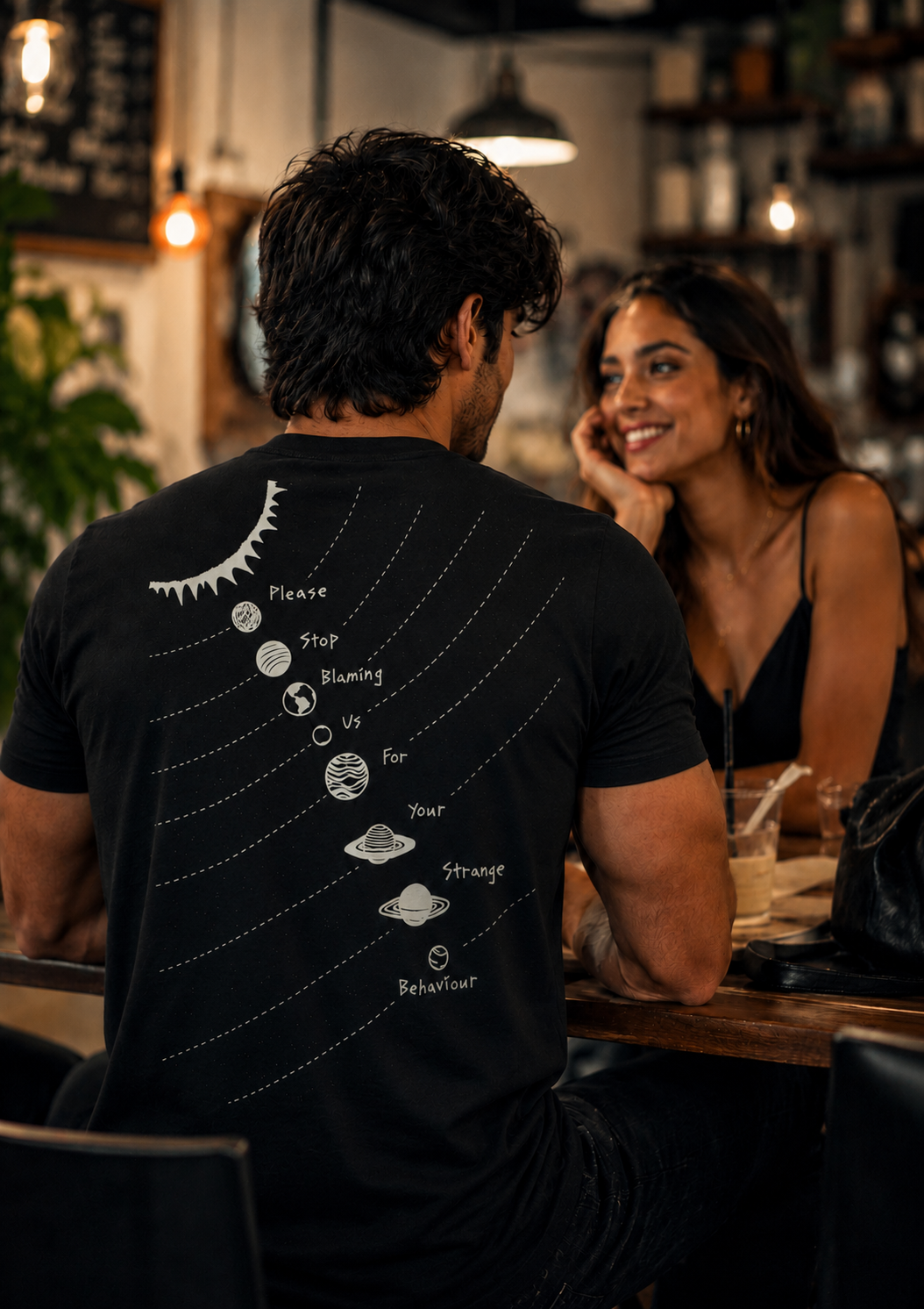 Astro Talks Oversized Back Printed T-shirt | THE SUB/STANCE
