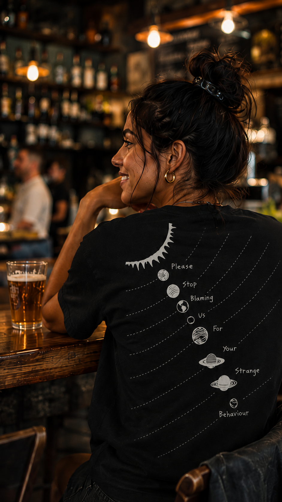 Astro Talks Oversized Back Printed T-shirt | THE SUB/STANCE