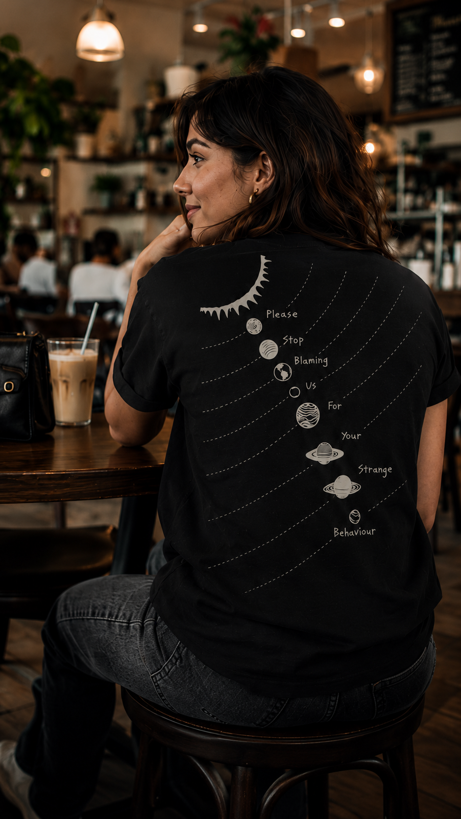 Astro Talks Oversized Back Printed T-shirt | THE SUB/STANCE