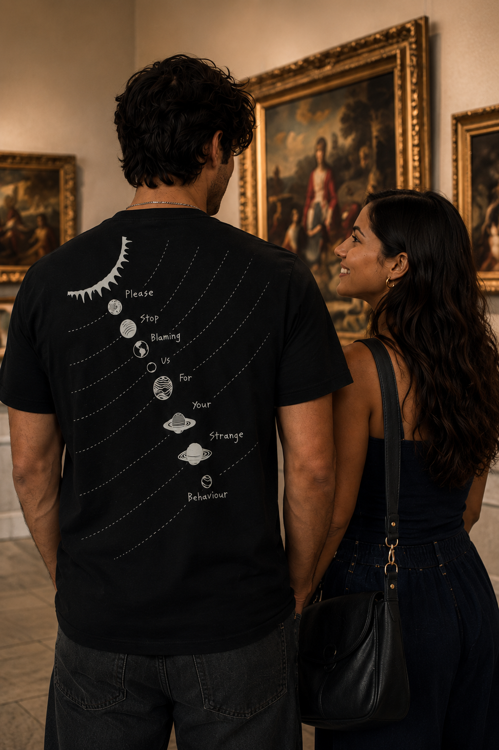 Astro Talks Oversized Back Printed T-shirt | THE SUB/STANCE