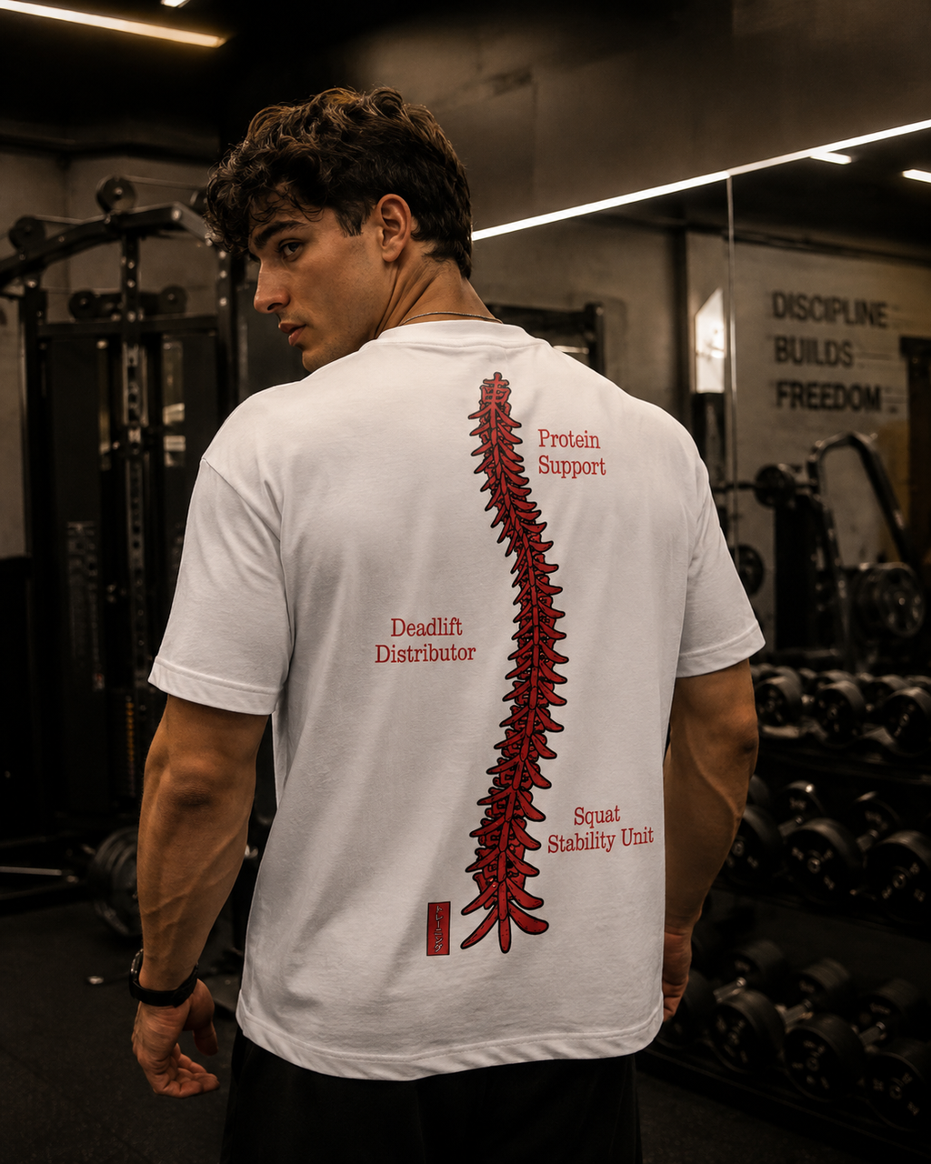 Spine Oversized Back Printed T-Shirt | THE SUB/STANCE