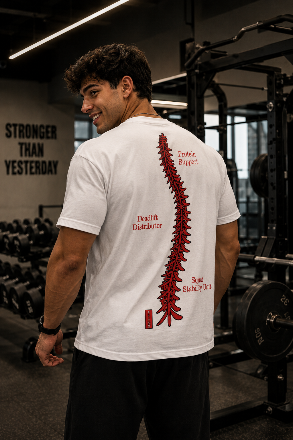 Spine Oversized Back Printed T-Shirt | THE SUB/STANCE