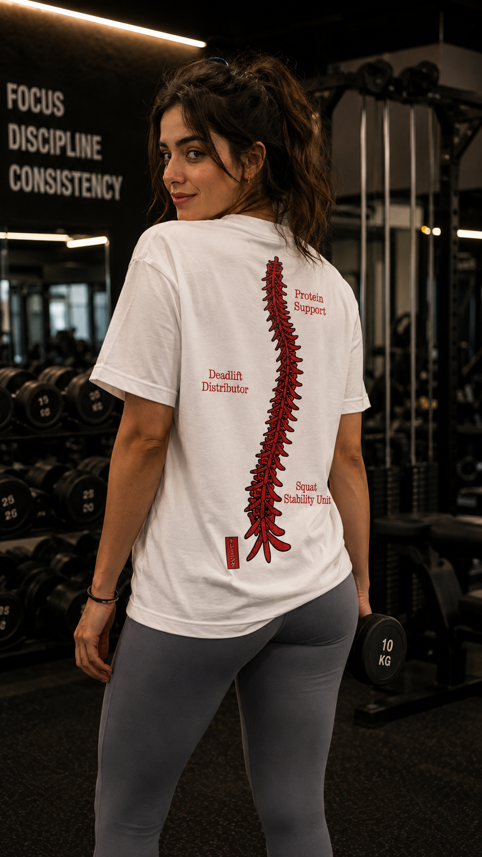 Spine Oversized Back Printed T-Shirt | THE SUB/STANCE