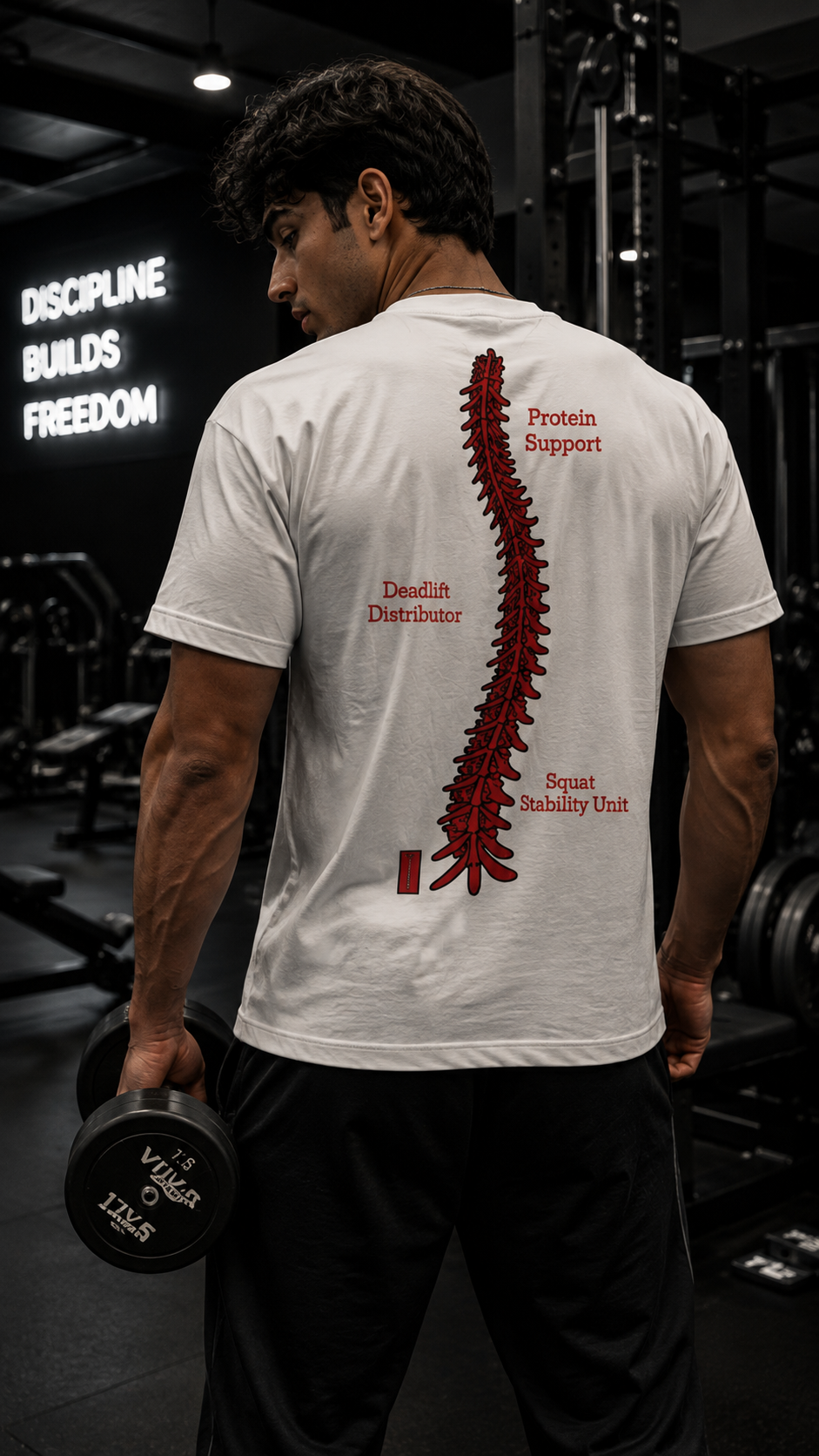 Spine Oversized Back Printed T-Shirt | THE SUB/STANCE