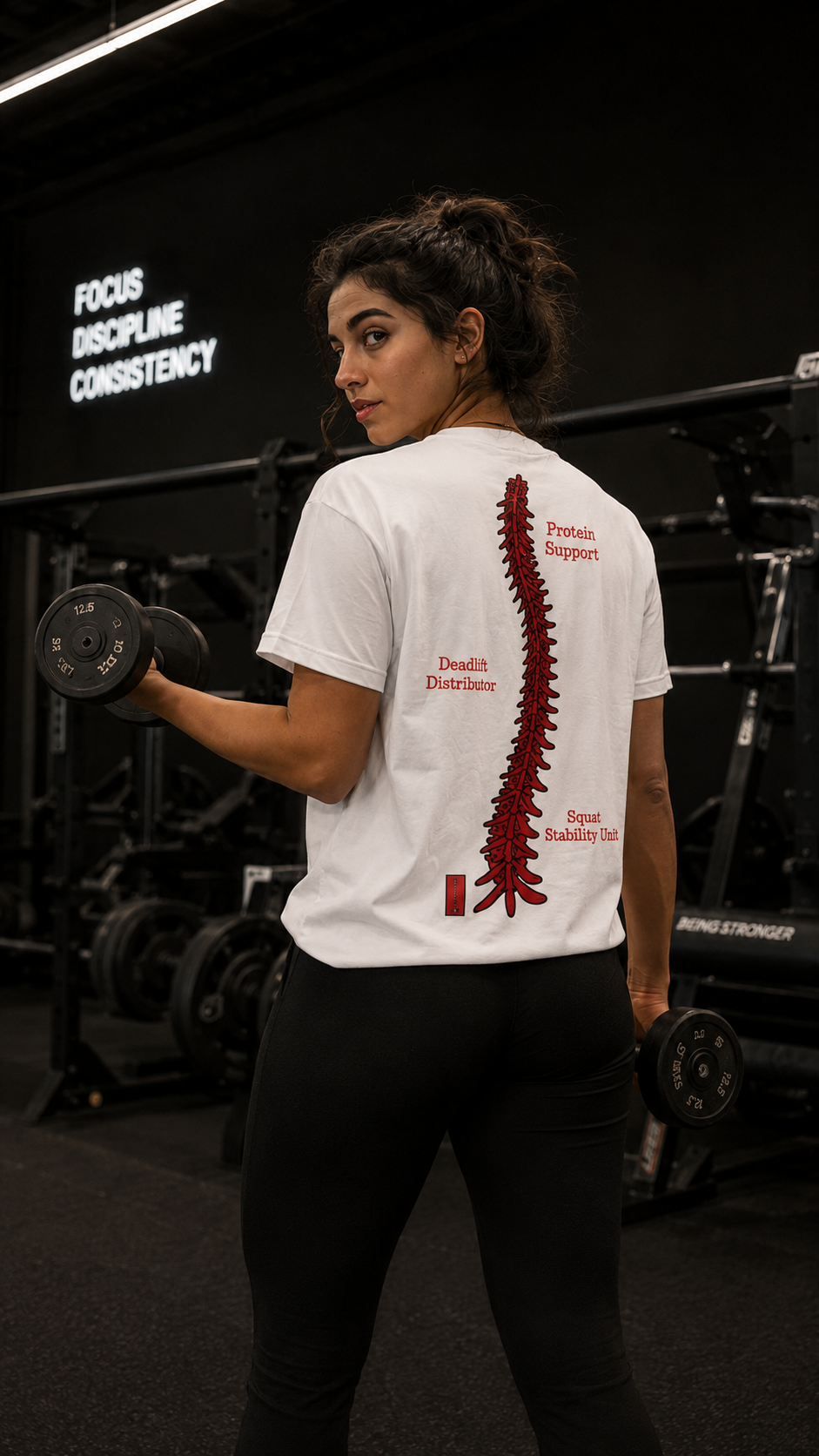 Spine Oversized Back Printed T-Shirt | THE SUB/STANCE