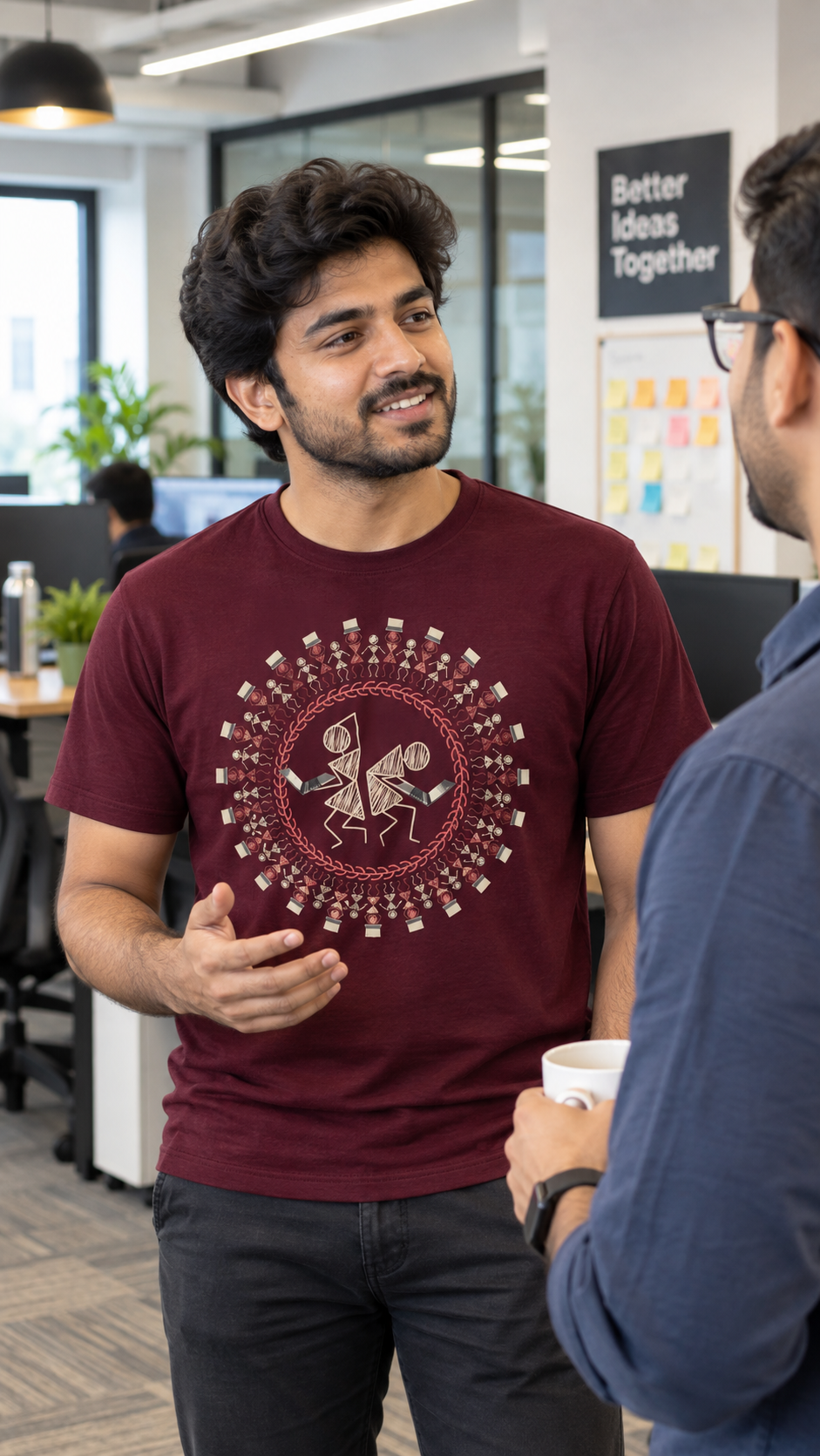 Laptop Aasan Oversized Printed T-shirt | THE SUB/STANCE