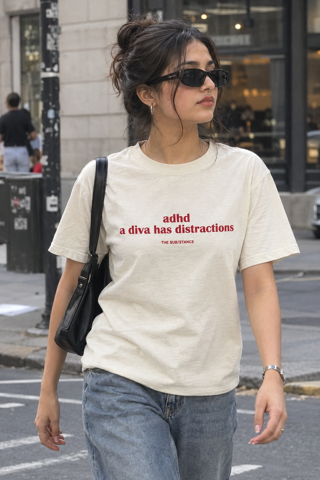ADHD Oversized Printed T-shirt | THE SUB/STANCE