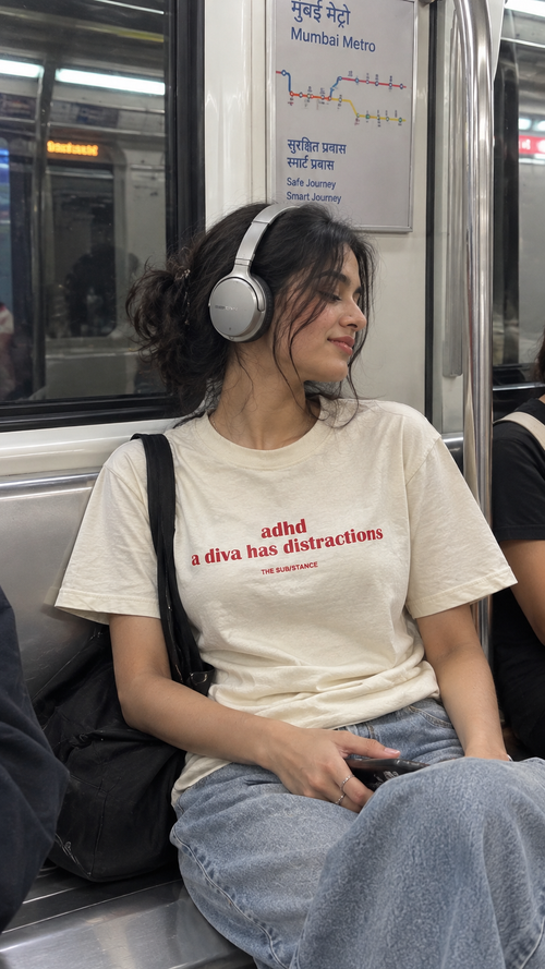 ADHD Oversized Printed T-shirt | THE SUB/STANCE