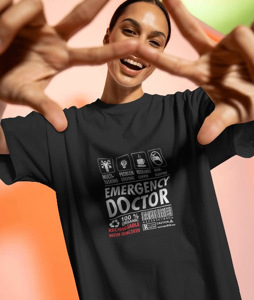 Oversized Printed T-shirt - Emergency Doctor