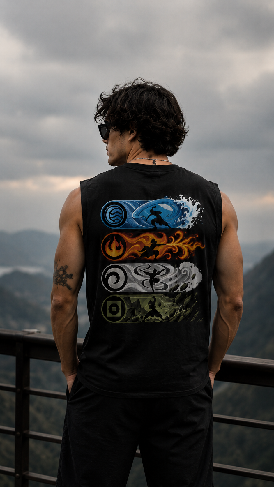 Fantastic Four Sleeveless Printed T-Shirt | THE SUB/STANCE