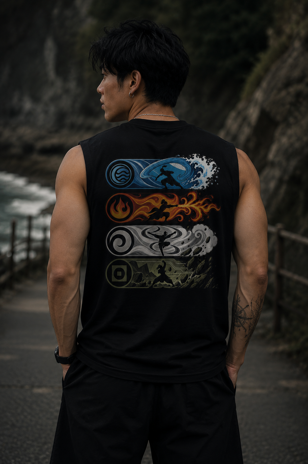 Fantastic Four Sleeveless Printed T-Shirt | THE SUB/STANCE