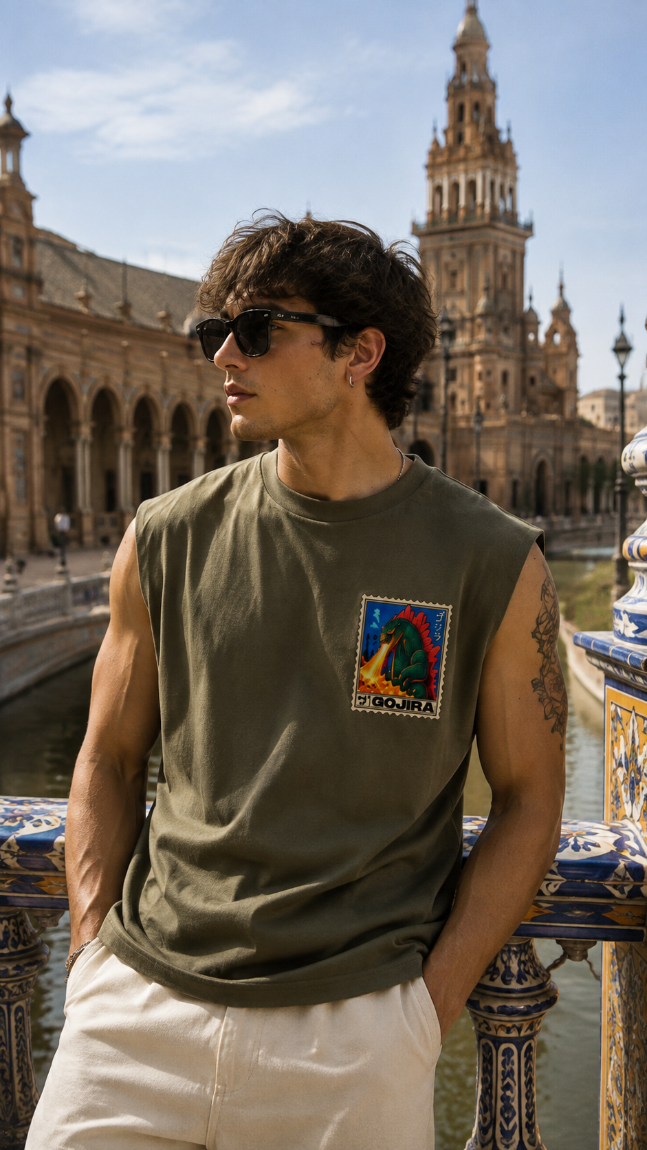 Gojira Sleeveless Printed T-Shirt | THE SUB/STANCE
