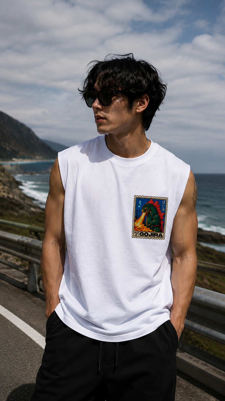Gojira Sleeveless Printed T-Shirt | THE SUB/STANCE