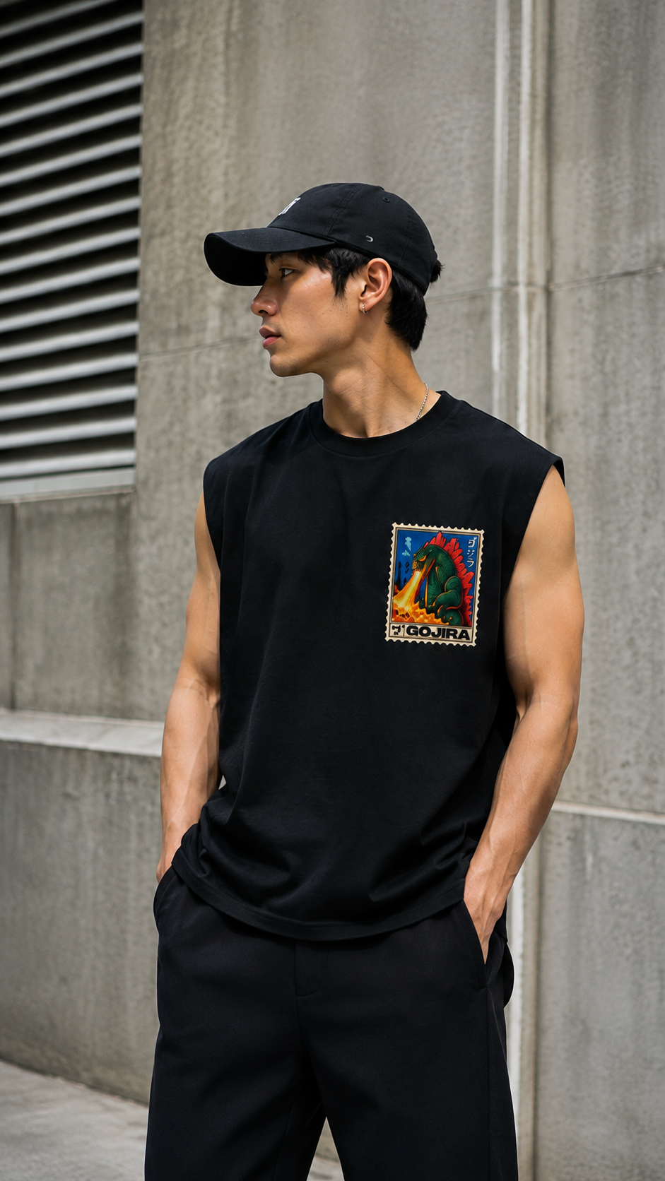 Gojira Sleeveless Printed T-Shirt | THE SUB/STANCE