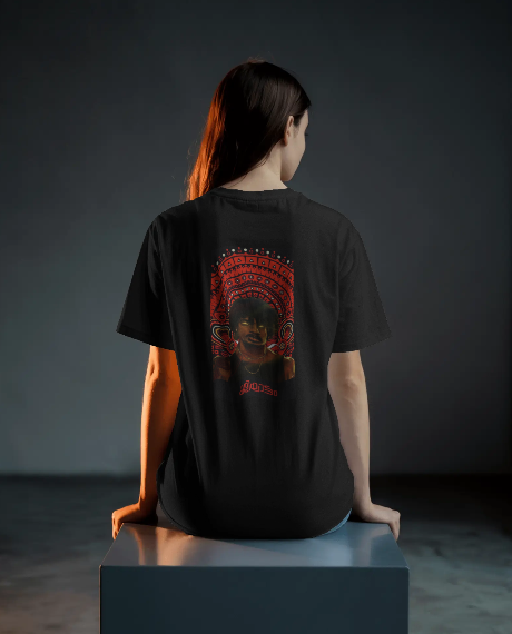 Back Printed  Oversized T-shirt - Hanumankind