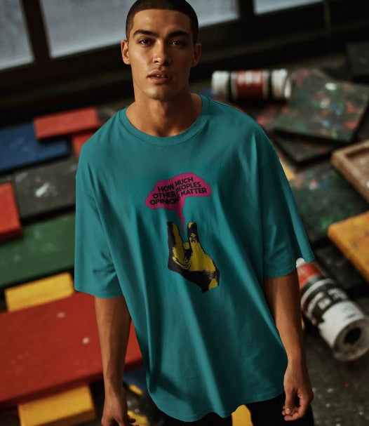 Oversized Printed T-shirt - How Much Other Peoples Opinion Matters