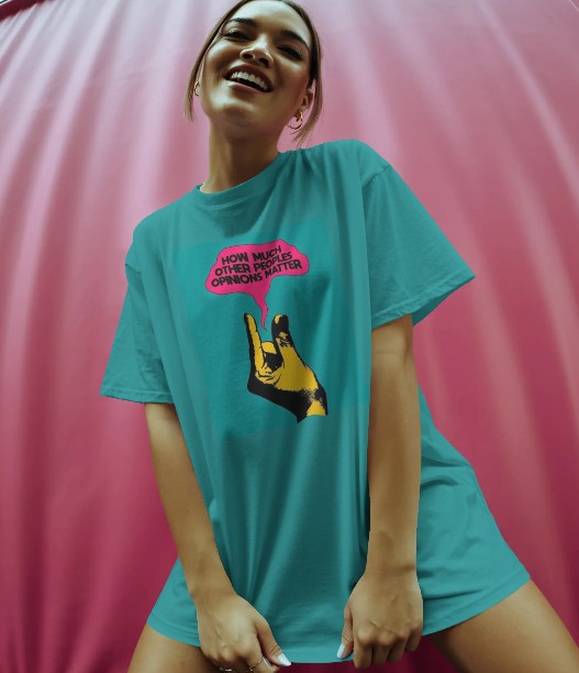 Oversized Printed T-shirt - How Much Other Peoples Opinion Matters