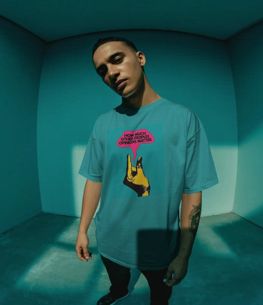 Oversized Printed T-shirt - How Much Other Peoples Opinion Matters