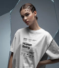 Oversized Printed T-shirt - Human Being