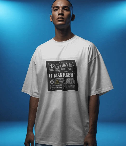 Oversized Printed T-shirt - IT Manager