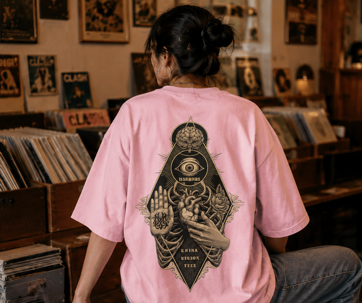 Illuminati Oversized Back Printed T-Shirt | THE SUB/STANCE