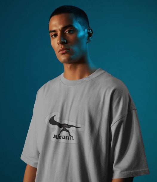Oversized Printed T-shirt - Just Lift it