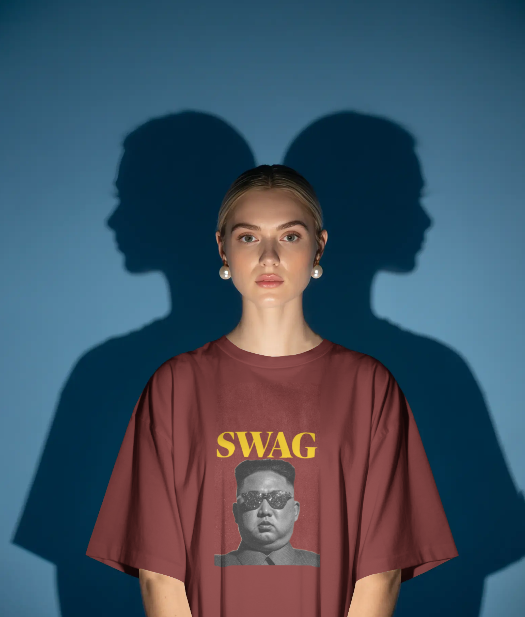 Oversized Printed T-shirt - SWAG