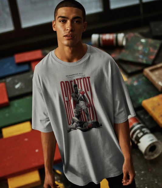 Oversized Printed T-shirt - Muhammad Ali - The Greatest