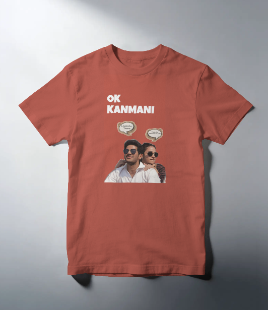 Oversized Printed T-shirt - Ok Kanmani