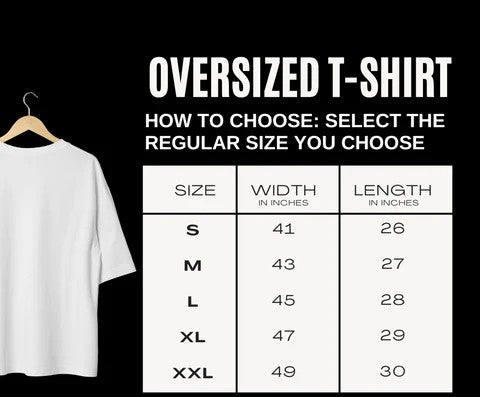 Back Printed  Oversized T-shirt - Hanumankind