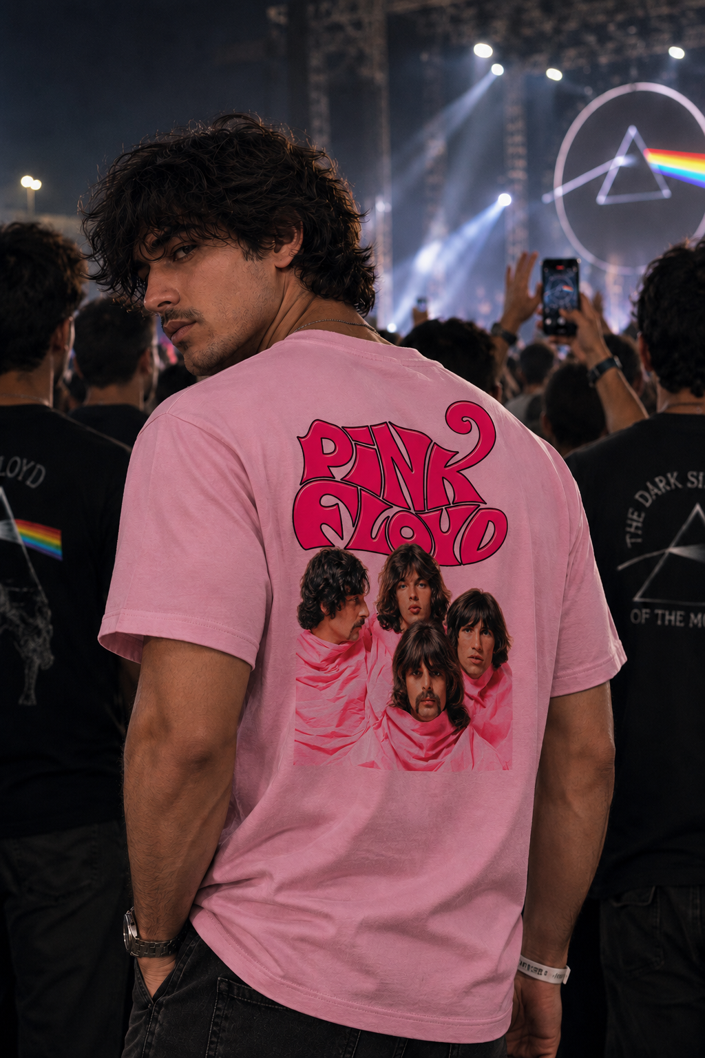 Pink Floyd Oversized Back Printed T-shirt | THE SUB/STANCE