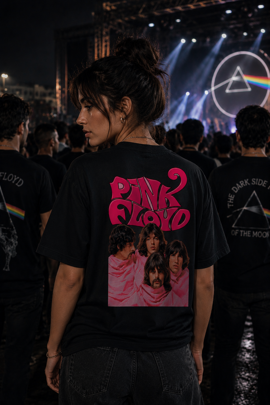Pink Floyd Oversized Back Printed T-shirt | THE SUB/STANCE