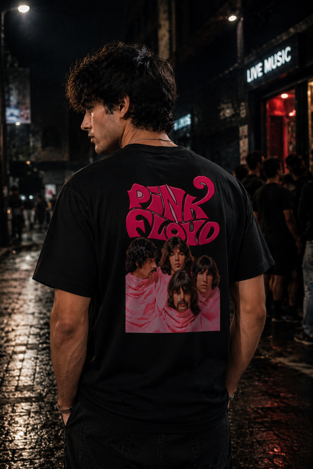 Pink Floyd Oversized Back Printed T-shirt | THE SUB/STANCE