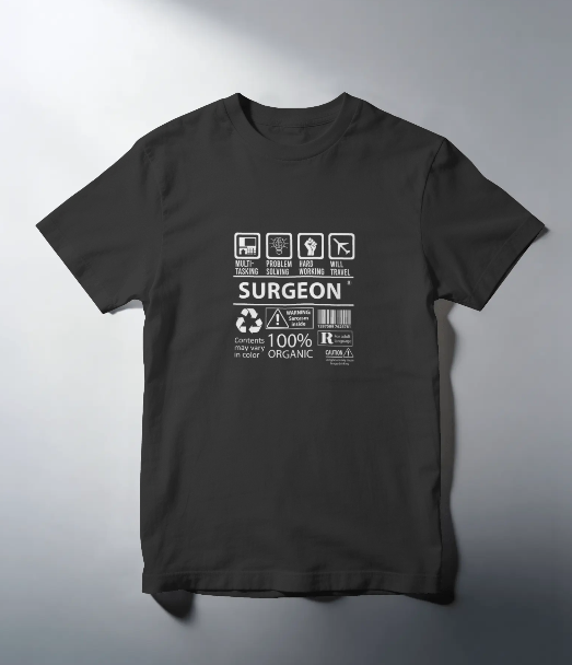 Oversized Printed T-shirt - Surgeon
