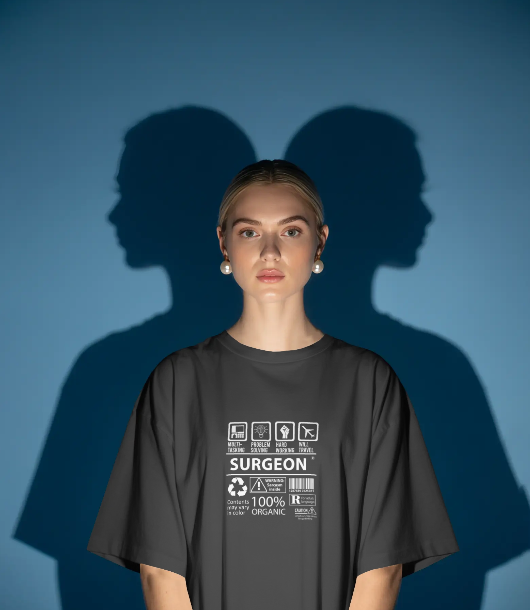 Oversized Printed T-shirt - Surgeon