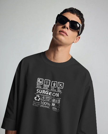 Oversized Printed T-shirt - Surgeon