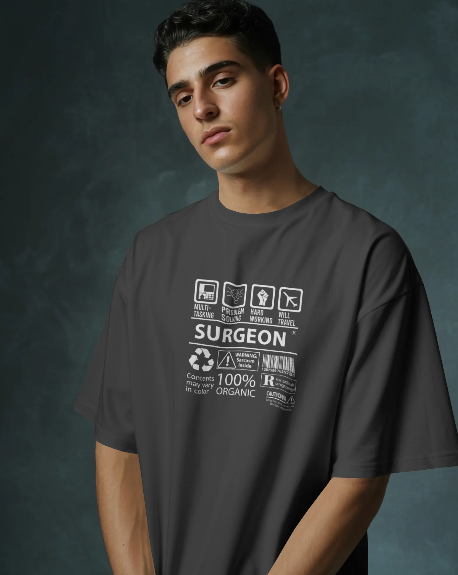 Oversized Printed T-shirt - Surgeon