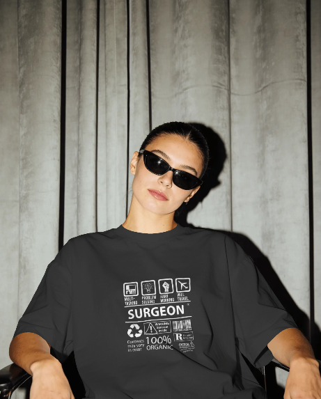 Oversized Printed T-shirt - Surgeon