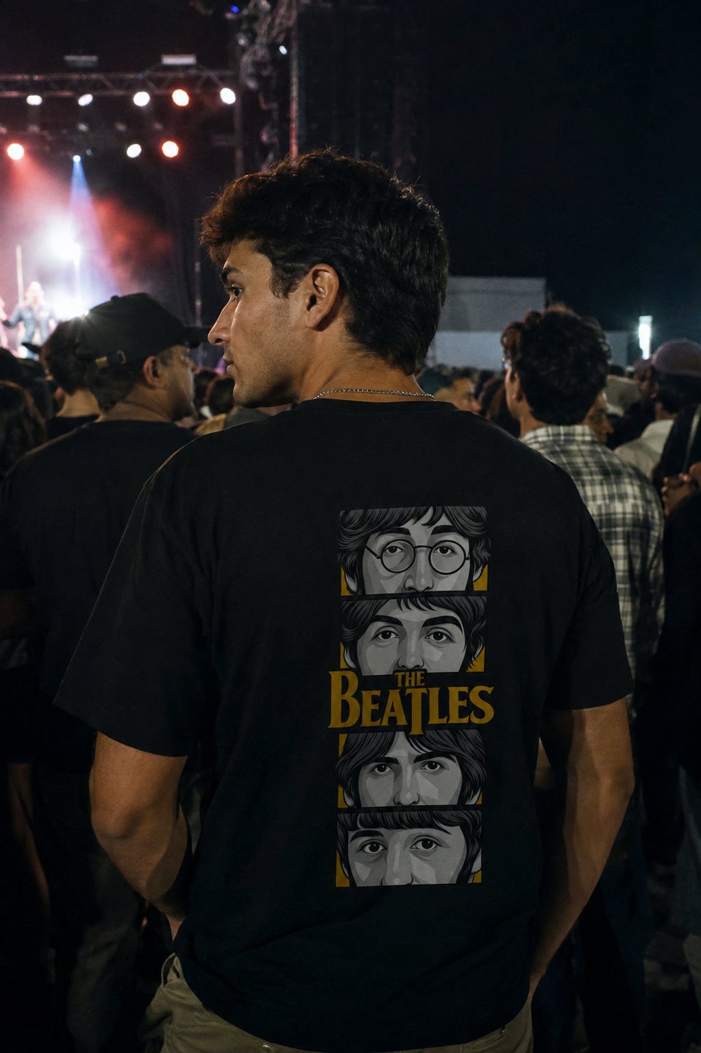 The Beatles Oversized Back Printed T-shirt | THE SUB/STANCE