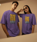 Oversized Printed T-shirt - Time To Roll The Dice