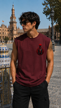 Warrior Sleeveless Printed T-Shirt | THE SUB/STANCE