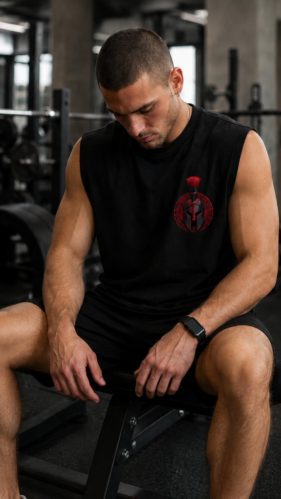 Warrior Sleeveless Printed T-Shirt | THE SUB/STANCE