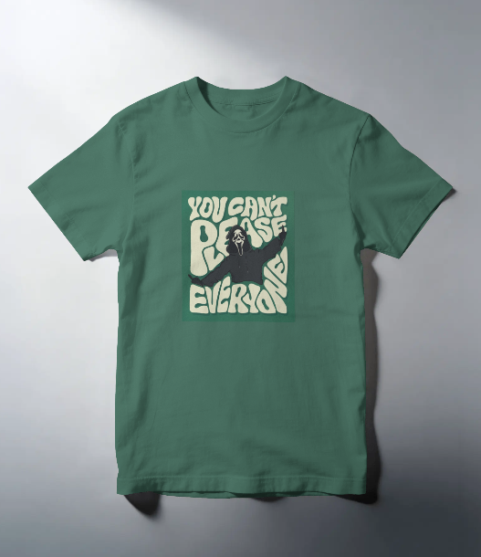 Oversized Printed T-shirt - You Can't Please Everyone