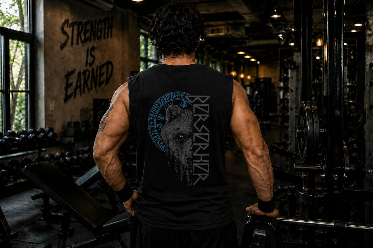 Berserker Sleeveless Printed T-Shirt | THE SUB/STANCE