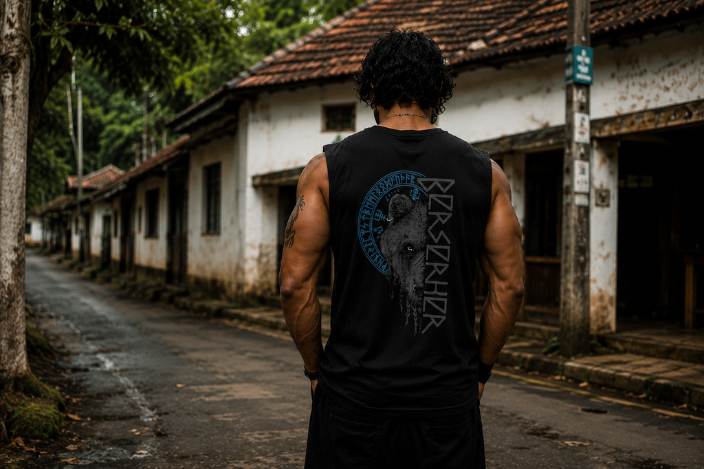 Berserker Sleeveless Printed T-Shirt | THE SUB/STANCE