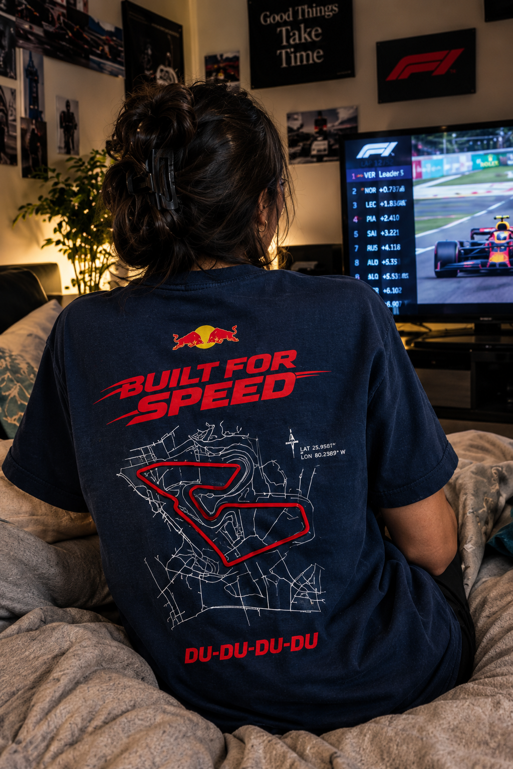 F1 Oversized Back Printed T-shirt | THE SUB/STANCE